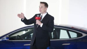 tesla shares