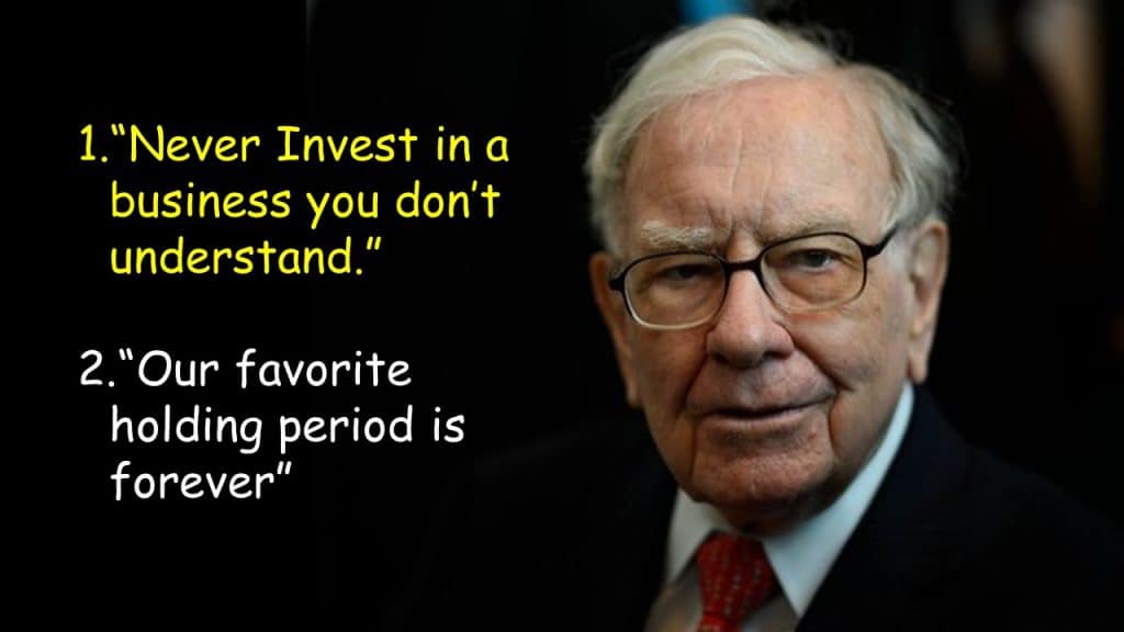 how warren buffet make money from stock market?